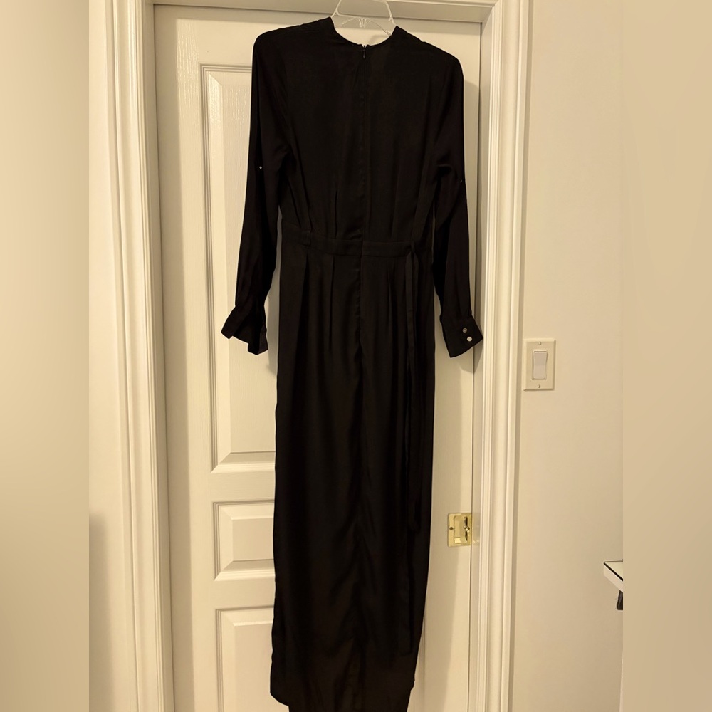 Black romper dress